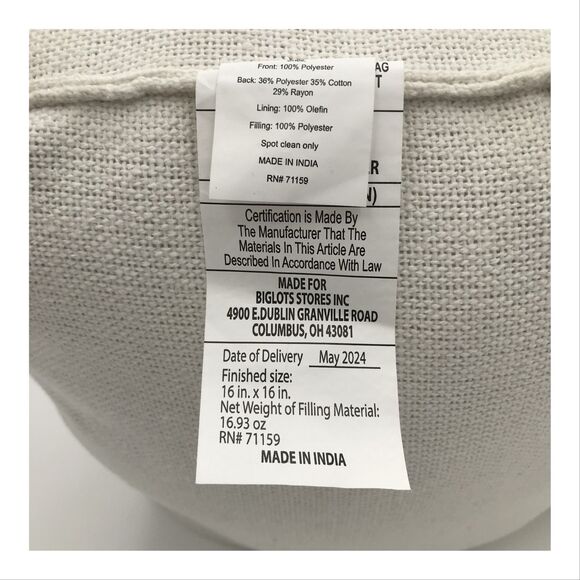 Camera Shaped Punch Needle Decorative Throw Pillow 14x15 Textured Colorful NWT - Picture 5 of 9